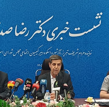 رضا صدیقی، نماینده مردم تبریز  در مجلس شورای اسلامی خبر داد: